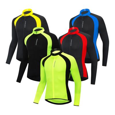 China WOSAWE 2020 New Autumn Road Cycling Jersey Man Long Sleeve Mountain Anti-UV Racing Bicycle Clothing for sale