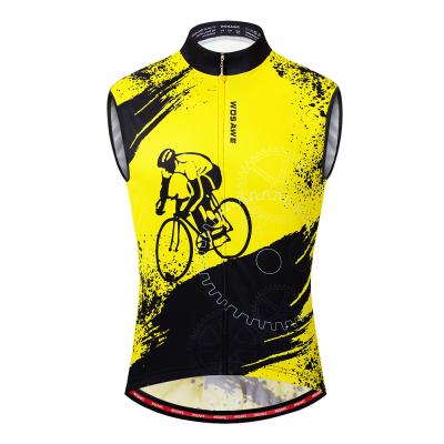 China WOSAWE Summer Breathable MTB Sleeveless Reflective Recycling Cycling Tights Bicycle Quick Dry Sportswear Vest Clothing Invest for sale