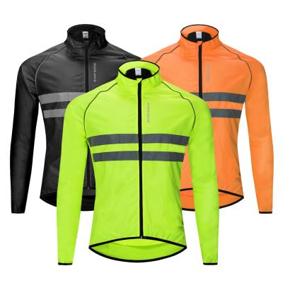 China WOSAWE Universal Anorak High Visibility Anti-UV MTB Cycling Knitwear Cycling Fast Wind-Qrying Windproof Rain Coat for sale