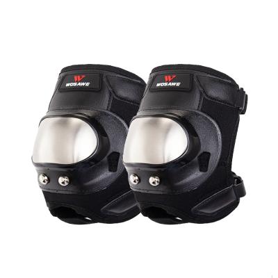 China WOSAWE Adult Motorcycle Elbow Pads Stainless Steel Recycling Short Anti-fall Climbing Protective Gear for sale