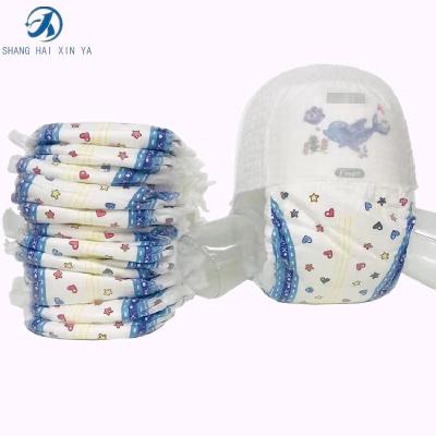 China Color Imitation Cloth Cloth Baby Pants Plain Weave Bottom Type Diapers for sale