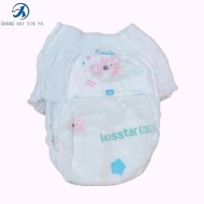 China 2021 Free Sample Baby Diaper Plain Weave Grade B Pants For Kids Walking Training for sale