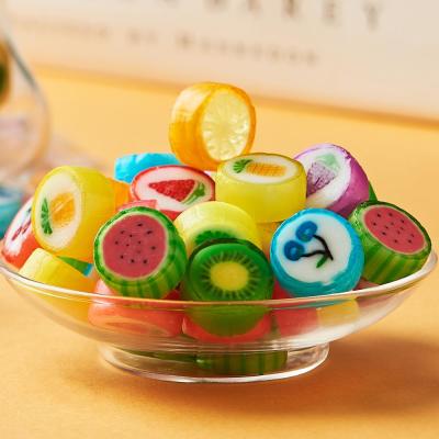 China New Natural Fruit Hard Candy Handmade Lollipop for sale