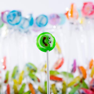 China China Factory Price Bom Normal Large Sweet Lollipop With Frog Pattern Hard Sweet Candy For Kids for sale