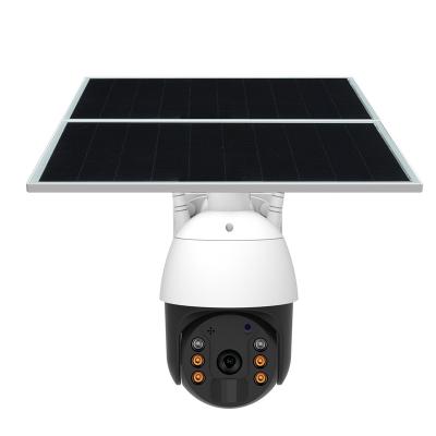 China Human Motion Tracking New WiFi Solar Battery PTZ HD 1080P Outdoor Waterproof Low Power 2MP Color Vision CCTV Security IP Camera for sale