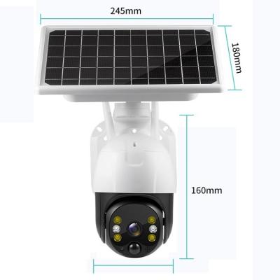 China Amazonom Wireless Outdoor Dome Ptz Human Motion Auto Tracking Panel Camera Shopping Security with Cellular Solar 4g Camera for sale