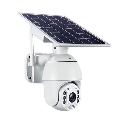 China Human Motion Tracking Solar Light Alarm Monitoring Hd Night 1080p 4g Solar Network Security Cameras With Sensor for sale