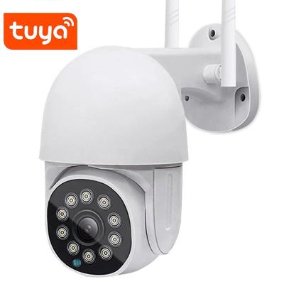 China Human Motion Tracking Network Tuya 2mp Ptz Waterproof Two Way Audio IP Wifi Ptz Smart CCTV Battery Wireless Automobile Tracking Camera for sale