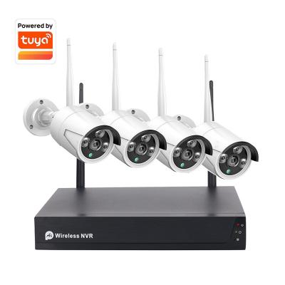 China Full HD 1080P WiFi PAN-TILT Security System CCTV Kit 8CH NVR 8pcs 2.0MP IP66 Wireless Waterproof Audio Camera for sale