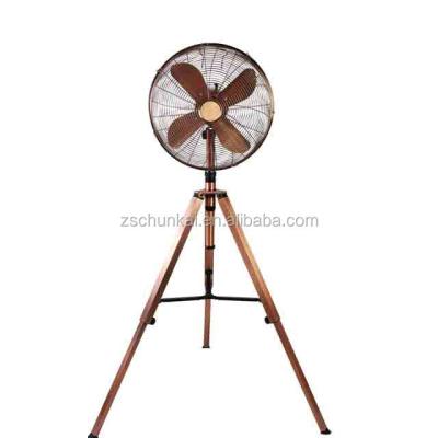 China Wholesale Tripod Fan Sale Vintage Copper 16Inch Metal Fan Floor Fans Best For Home for sale