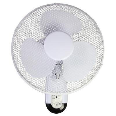 China Air Cooling 16 Inch High Quality Wall Mounted Fan With Remote Control Lower Noise Fans for sale