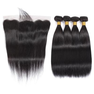 China Straight Hair Straight Bundles With Headbands Mink Brazilian Hair Bundle Hair Seller Shedding No No Tangle RUBE for sale