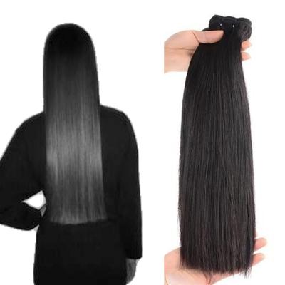 China Straight Human Hair Extension Malaysian Virgin Hair Bundles Double Drawn To Tangle Free Shedding Free RUBE for sale