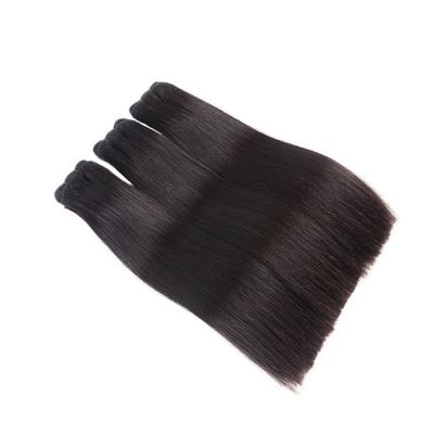 China Raw Indian Human Hair Double Bone Straight Pulled Grade 13A Straight Free Sample Cuticle Aligned Hair Brazilian Hair Bundles Straight RUBE for sale