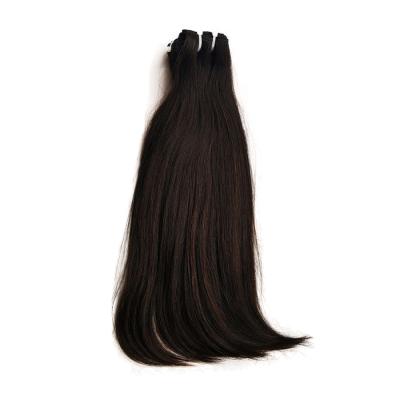 China Grade 13A Straight Double Straight Bone Hair Raw Indian Hair Bundles Straight Shedding No Tangle RUBE for sale