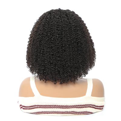 China Brazilian Kinky Curly Curly Curly Bob Wigs For Black Women Wig 13x4 Lace Frontal Hair RUBE for sale