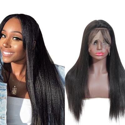 China Wholesale Hairline 11A Grade RUBE Straight Natural Hair Mongolian Human Hair Wigs T-Part Lace Wig Straight Wave Cuticle Aligned Hair for sale