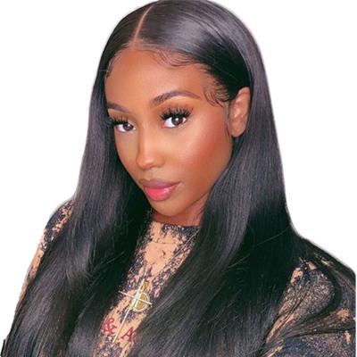 China Silky Straight Lace Front Human Hair Wigs For Indian Women Wholesale Color Straight T-Part Wig Pre Plucked With Baby Hair Grade 11A for sale