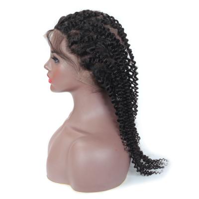 China Wholesale Vendor Curly Unprocessed Curly Hair Cuticle Aligned 100% Malaysian Hair Front Closure Kinky Curly 360 Lace Frontal Hair RUBE for sale