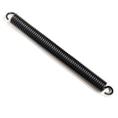 China Two Hooks Spiral Tension Spring Black Material High Quality Coil Spring for sale