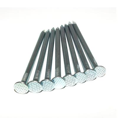 China Factory Custom Flat Head Hot Dipped Galvanized Joint Nails Iron Large Electroplate Galvanized Iron Steel Spike Wire Nails for sale