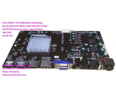 China UHD 4K Resolution 3840*2160 LCD Motherboard Main Controller Board Driver 230mm x 122mm x 18mm for sale