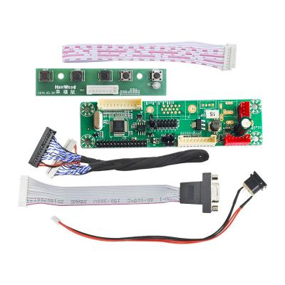 China 1Set Universal VGA Video MT6820 LCD LED Panel PC Driver Board Module 7-55inch for sale