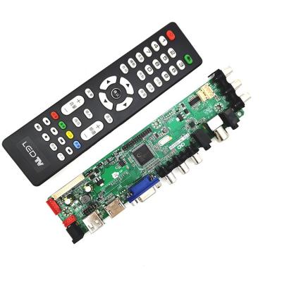 China CND V56 2AV Universal LCD Display Control Board Kits LCD TV PCB Main Panel 10.1-65inch for sale