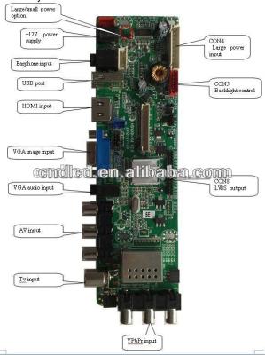 China TFT Hisense Led Main TV Board Vga/Tv To Tft for sale