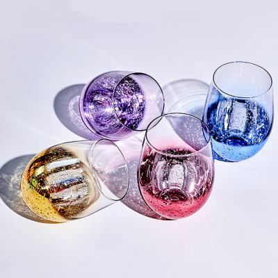 China Glass Tumbler 250ml 490ml 540ml Private Label Unbreakable Glass Cups Champagne Wine Glasses Borosilicate Thin for sale