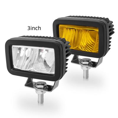 China Auto accessories High Low Beam 12V 24 V Mini 3Inch LED Work Light For Offroad 4x4 Trucks for sale