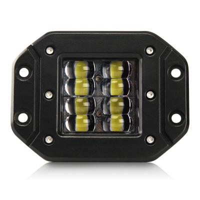 China 3 Inch 18W 8 Square Mini Die Cast Aluminum Housing Pods Flush Mount Spot Work Lights LED Offroad Light for sale