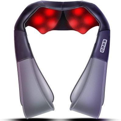 China 2021 U Body Shape Electric Shiatsu Back Neck Shoulder Body Massager Infrared Heated 4D Kneading Car / Massage Home Shawl for sale