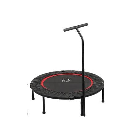 China PP Wholesale 48 Inch Commercial Use Gym Fitness Trampoline With Handle For Adults for sale