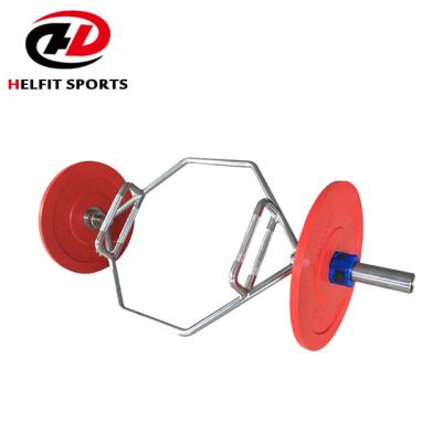 China Bodybuilding Fit Weightlifting Barbell Cross Training Hex Trap Training Bar for sale