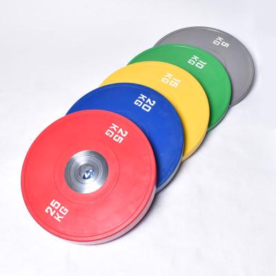 China Material High Quality Competition Fitness Equipment Bumper Plate / Weight Plate For Sale for sale