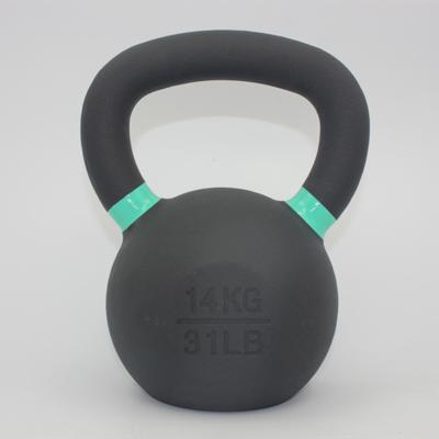 China Universal high quality bodybuilding equipment powder coated cast iron kettlebell for sale