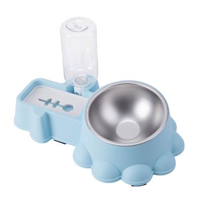 China Small Animals Cat Bowl 15 Degree Tilt Cat Bowl Automatic Water Dispenser Pet Feeding Anti-Cervical Pet Bowl for sale