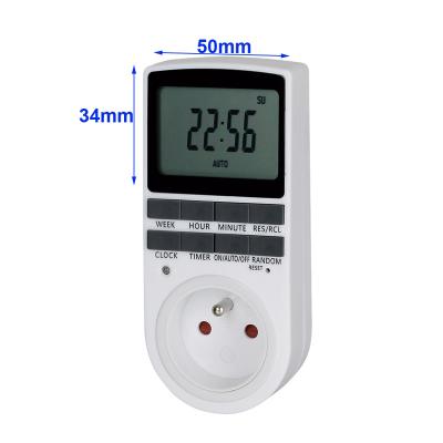 China 7 Days 24 Hours Programmable Time Switch 7 Days Digital Timer Socket Weekly Electronic Ignition Switches for sale