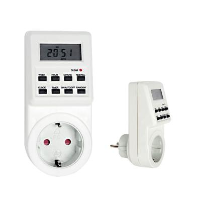 China 24 Hours EU AU US BR FR Kitchen Outlet Cyclic UK Programmable Digital Timer Outlet 24 Hours Timing Socket for sale