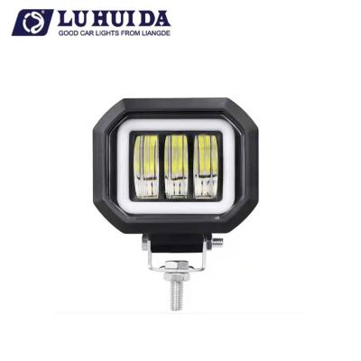 China Wholesale New Car Led Work Lamp 30w Car Motorcycle Led Spot Lights Adjust 4 Inch Led Fog Lights For ATV Truck Heavy Duty Truck LD-CREE-30W-A1 for sale