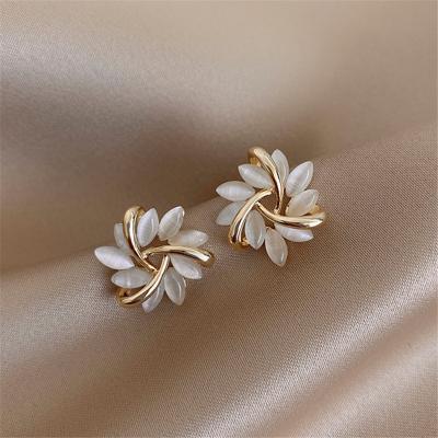 China Simple Elegant Female Korean Stud Earrings Stud Earrings Sun Flower Trendy Trendy Earrings New Fashion Female Korean Jewelry for sale