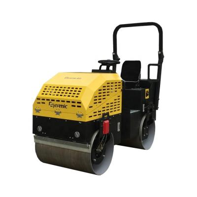 China Building Material Shops Dynamic RRL-100 Tower On Mini Double Drum 850kg Smooth Tire Roller Asphalt Road Roller For Sale for sale