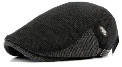 China Thickened warm berets cap male cap woolen lady cap cap forward hat old hat for sale