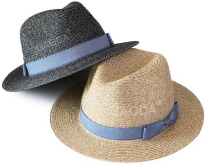 China Vintage Panama Hat Men Straw Fedora Hat Cap Male Sunhat Sun Visor for sale