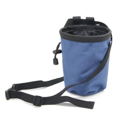 China Comfortable Custom Premium Quality Climbing Gym Chalk Bag With Chalk Ball, Belt, Pockets for sale