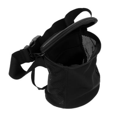 China Snorkeling Neoprene Snorkeling Gear Storage Rack Mesh Bag Pouch Snorkeling Dive Zipper Cylinder Train With Wrist Thigh Strap for sale