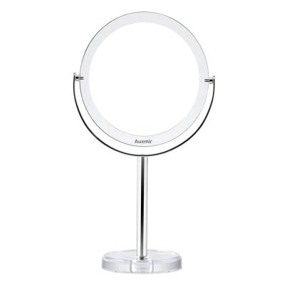 China Modern High Definition Double Sided Magnification 1x/10x Magnification Mirror Makeup Table Auxmir Mirror Beauty Makeup Mirror For Bedroom for sale