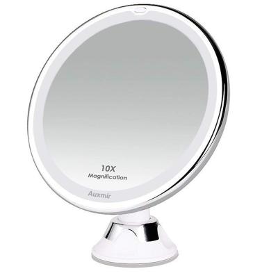 China Wall Mounted Led Mirror Lighted Logo Vanity Mirror Custom Made Top Selling Makeup Over The Door Magnifying Mirror for sale