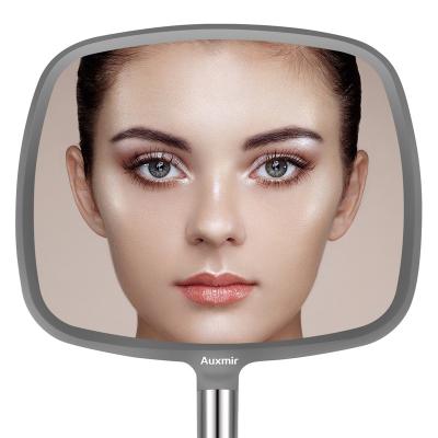 China Wholesale Custom Magnifying Mirror Private Fogless Makeup Studio Shaving Mirror Delicate Gray Makeup Hand Mirror for sale